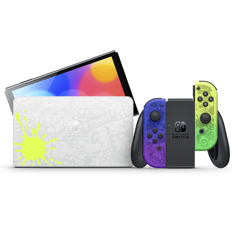 Nintendo Switch OLED Model [Splatoon 3 Special Edition] image 2