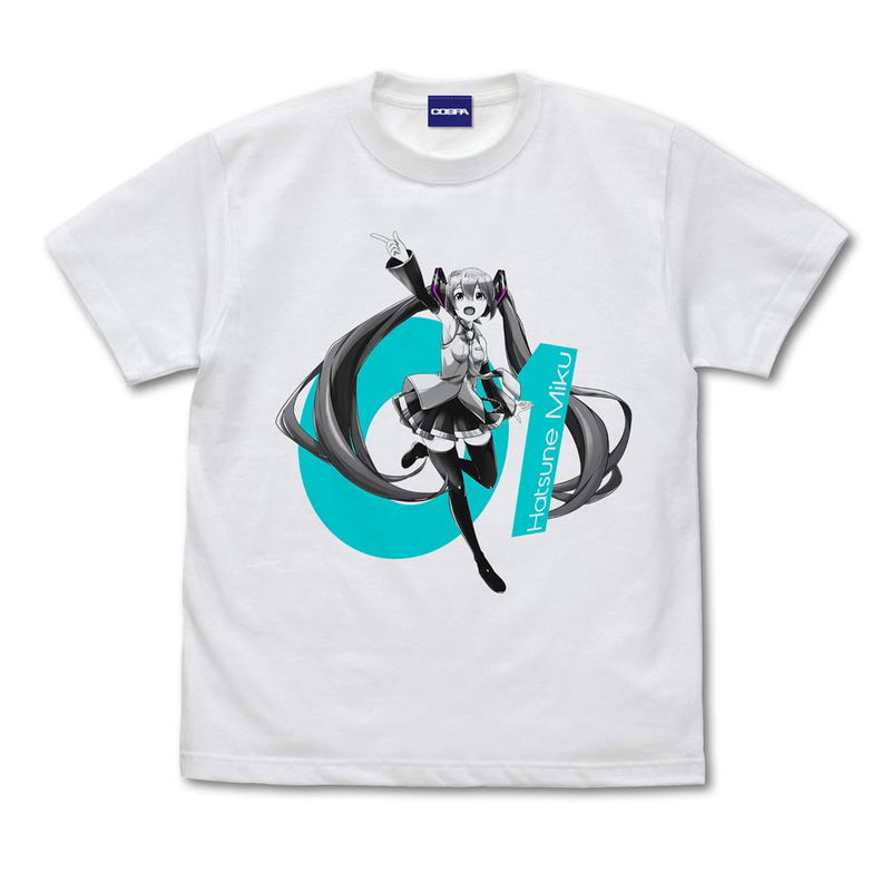 Hatsune Miku - Yen G Ver. T-shirt White (S Size) image 1