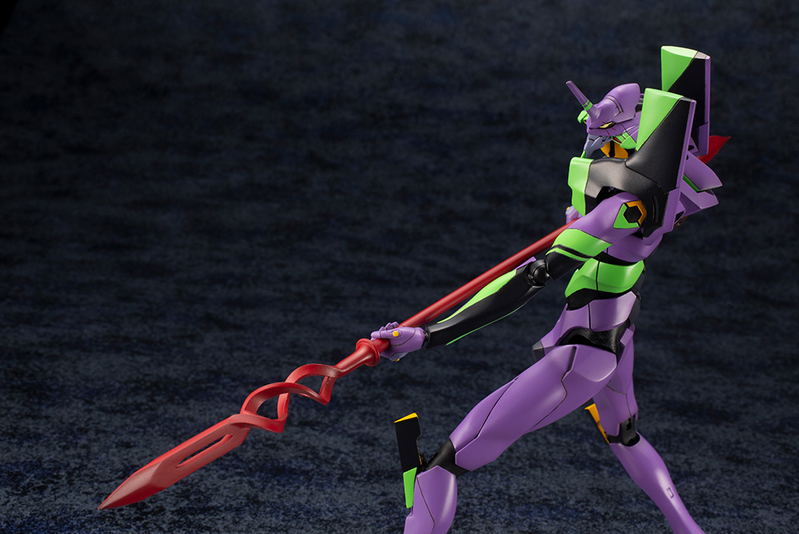 Evangelion 3.0+1.0 Thrice Upon a Time 1/400 Scale Plastic Model Kit: Evangelion Test Type-01 with Spear of Cassius (Re-run) image 2