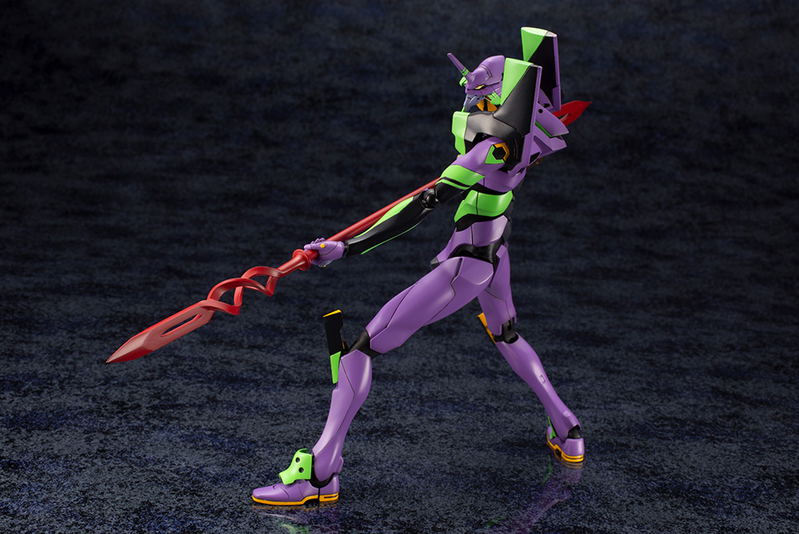Evangelion 3.0+1.0 Thrice Upon a Time 1/400 Scale Plastic Model Kit: Evangelion Test Type-01 with Spear of Cassius (Re-run) image 3