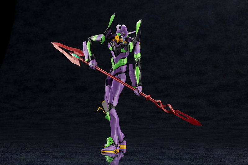 Evangelion 3.0+1.0 Thrice Upon a Time 1/400 Scale Plastic Model Kit: Evangelion Test Type-01 with Spear of Cassius (Re-run) image 4