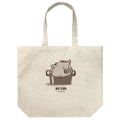 Clannad Button Illustration Large Tote Bag Natural thumbnail 1