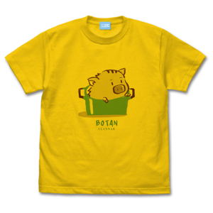 Clannad Button Illustration T-shirt Canary Yellow (M Size)_