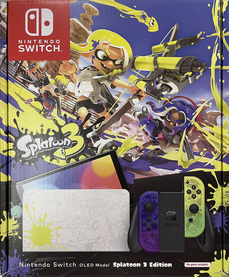 Nintendo Switch OLED Model [Splatoon 3 Special Edition] image 1