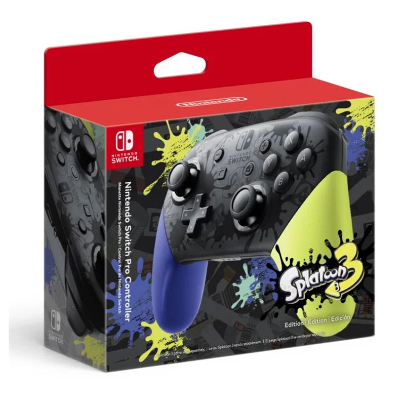 Nintendo Switch Pro Controller [Special Edition] (Splatoon 3) image 1