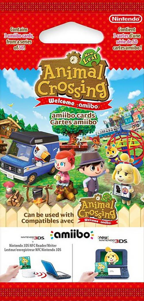 New Horizons Animal Crossing Welcome Amiibo 3ds New Leaf Wii U