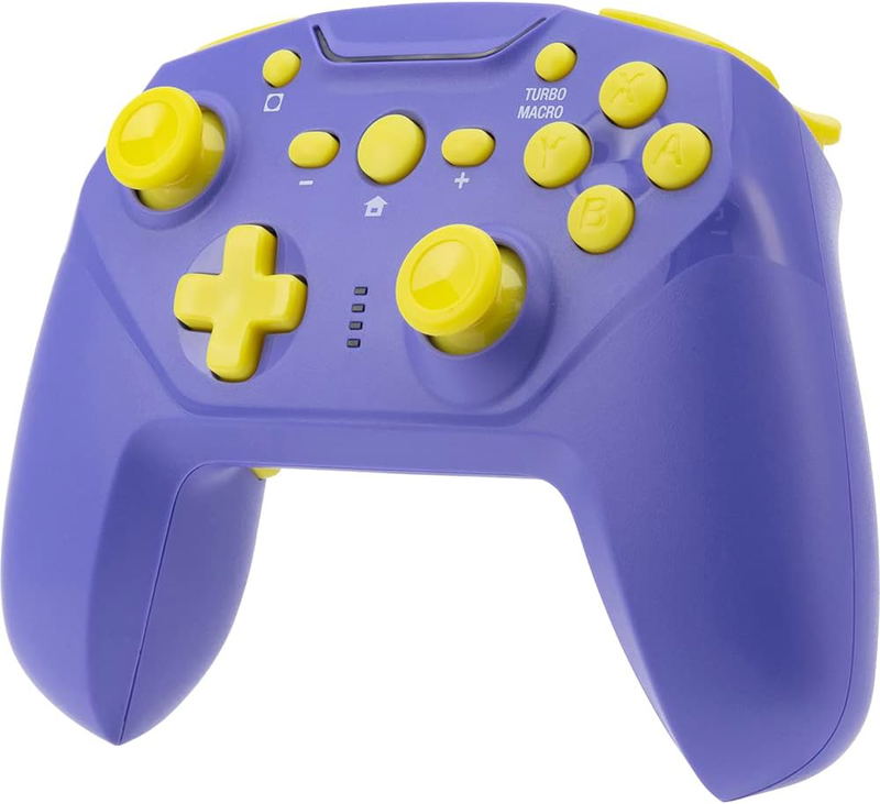 Cyber Gadget Gyro Wireless Controller for Nintendo Switch (Purple x Yellow) image 3