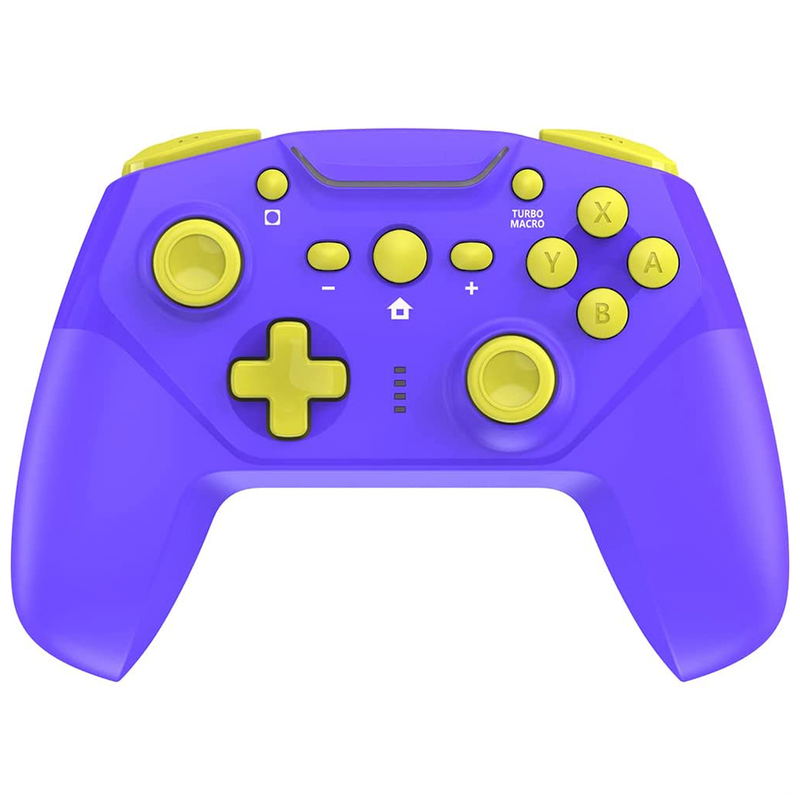 Cyber Gadget Gyro Wireless Controller for Nintendo Switch (Purple x Yellow) image 2
