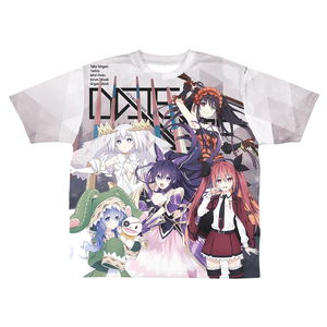 Date A Live IV - Heroine Group Double-sided Full Graphic T-shirt (M Size)_