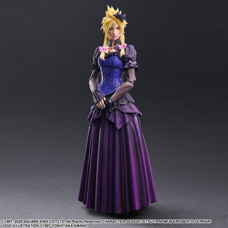 Final Fantasy VII Remake Play Arts Kai: Cloud Strife Dress Ver. image 2