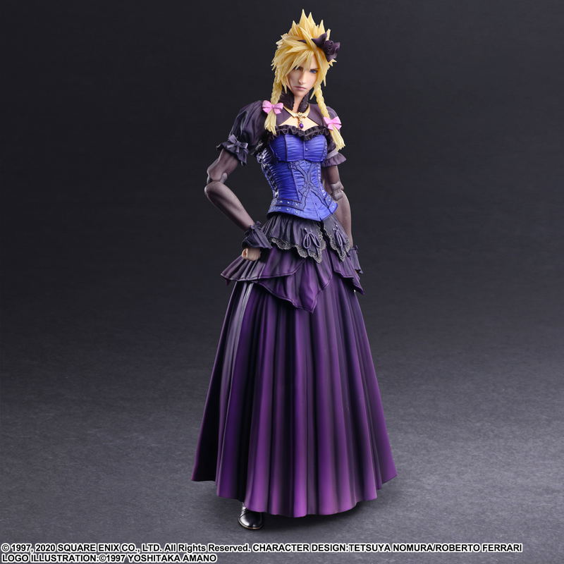 Final Fantasy VII Remake Play Arts Kai: Cloud Strife Dress Ver. image 3