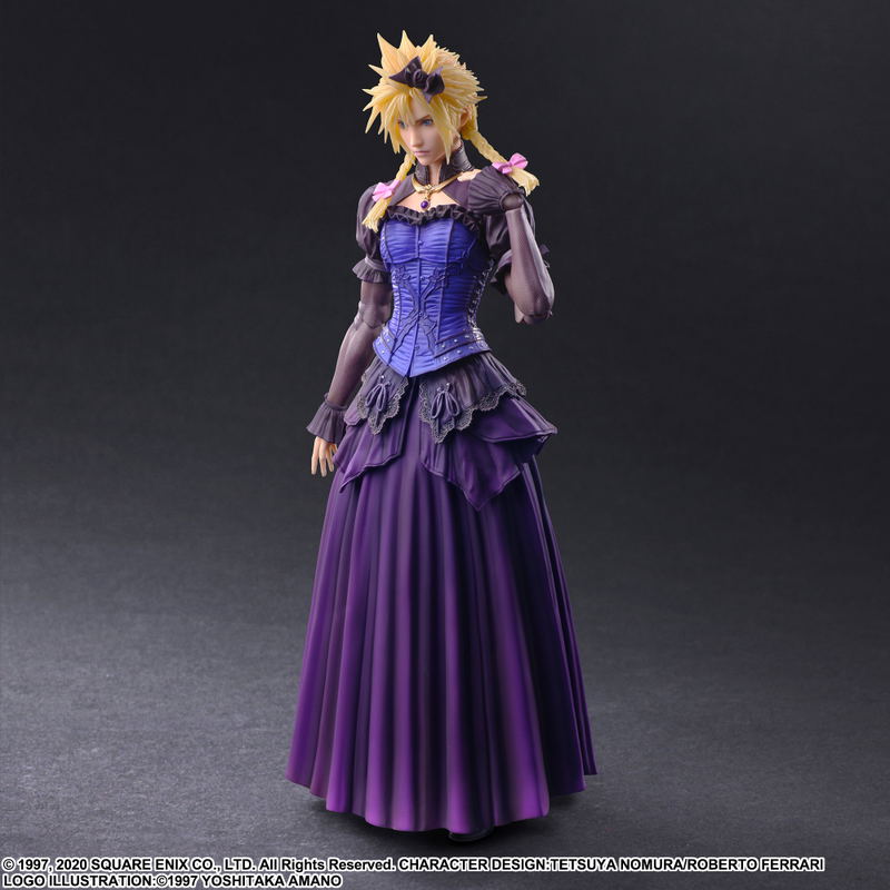 Final Fantasy VII Remake Play Arts Kai: Cloud Strife Dress Ver. image 4