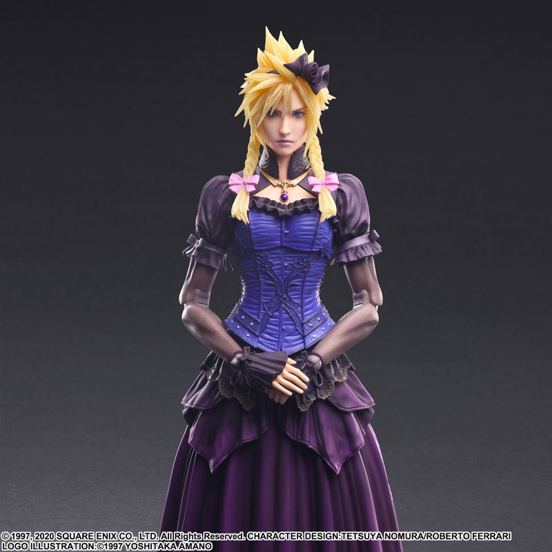 Final Fantasy VII Remake Play Arts Kai: Cloud Strife Dress Ver. image 7