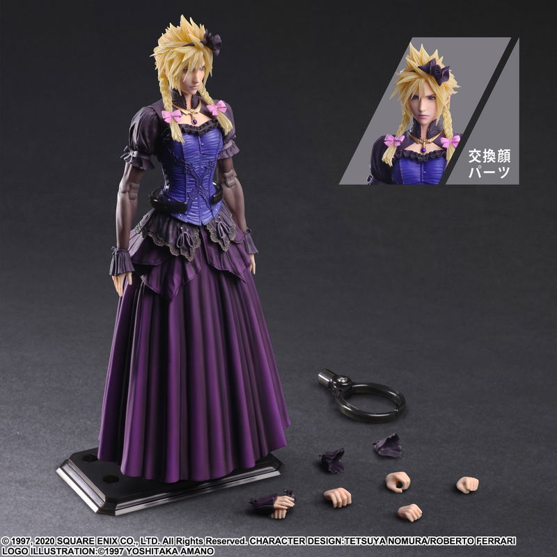 Final Fantasy VII Remake Play Arts Kai: Cloud Strife Dress Ver. image 8