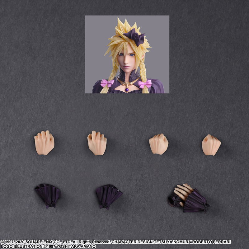Final Fantasy VII Remake Play Arts Kai: Cloud Strife Dress Ver. image 9
