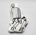NieR:Automata Fluffy Die-cut Cushion: Pod 042 & Pod 153 thumbnail 1