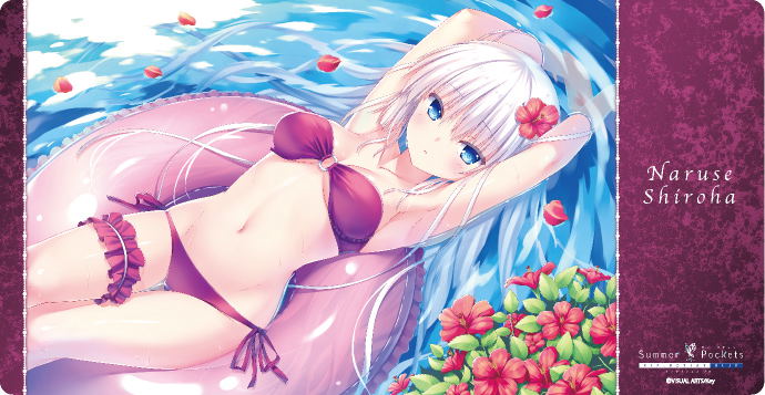 Summer Pockets Reflection Blue - Shiroha Naruse Swimsuit Ver. Character Rubber Mat Slim image 1