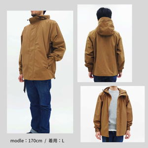 Yuru Camp Shell Hooded Jacket Brown (M Size)_
