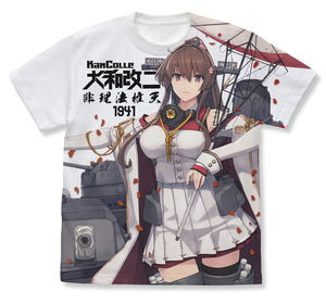 Kantai Collection: KanColle - Yamato Kai Ni Full Graphic T-shirt White (M Size)_