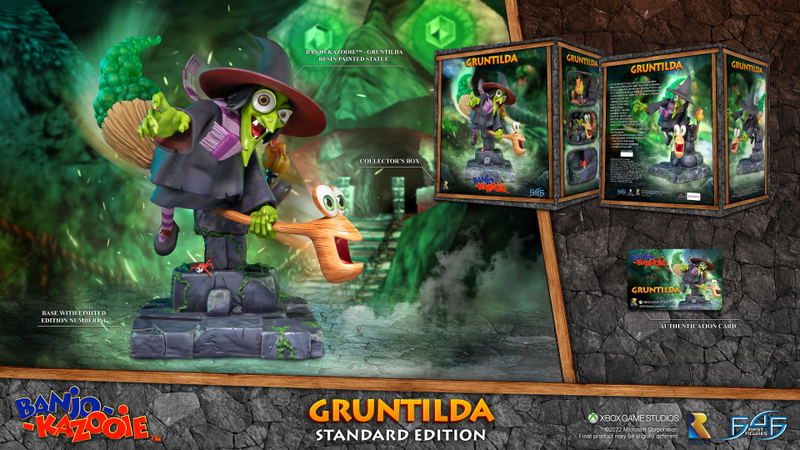 Banjo-Kazooie Resin Painted Statue: Gruntilda [Standard Edition] image 32