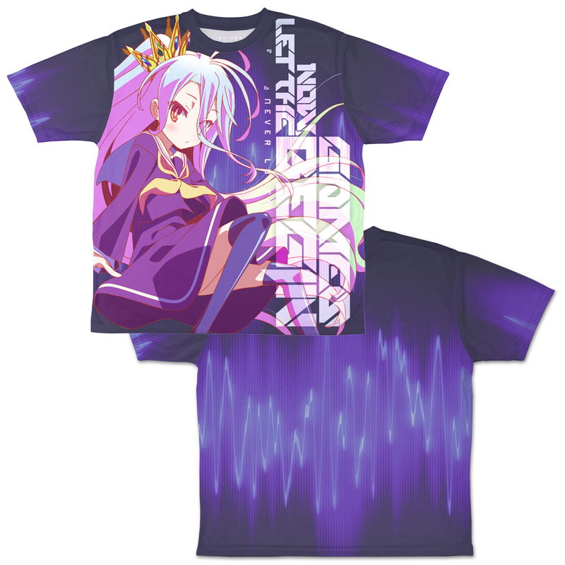 No Game No Life - Shiro Double-sided Full Graphic T-shirt Ver. 4.0 Wave (M Size) image 1