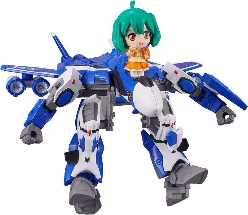 Tiny Session Macross Frontier: VF-25G Messiah Valkyrie (Michael Custom) with Ranka image 1