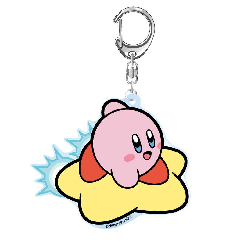 Kirby's Dream Land: 30th Glitter Key Chain F - Air Ride Machine image 1