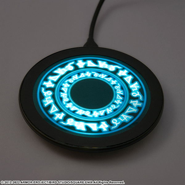 Dragon Quest Wireless Charging Pad Zing (with Glowing Slime Figure) (Re-run) image 3