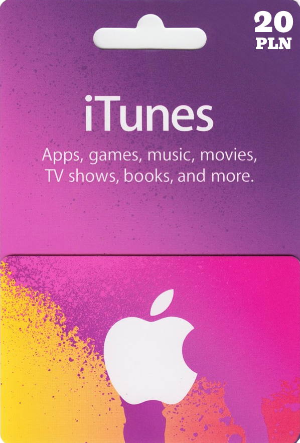 iTunes 20 PLN Gift Card Poland Account digital
