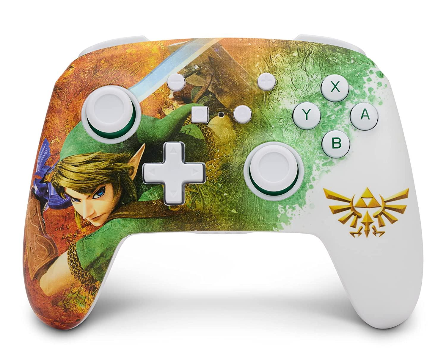 uddannelse Far solid PowerA Enhanced Wireless Controller for Nintendo Switch (Link Watercolor)  for Nintendo Switch