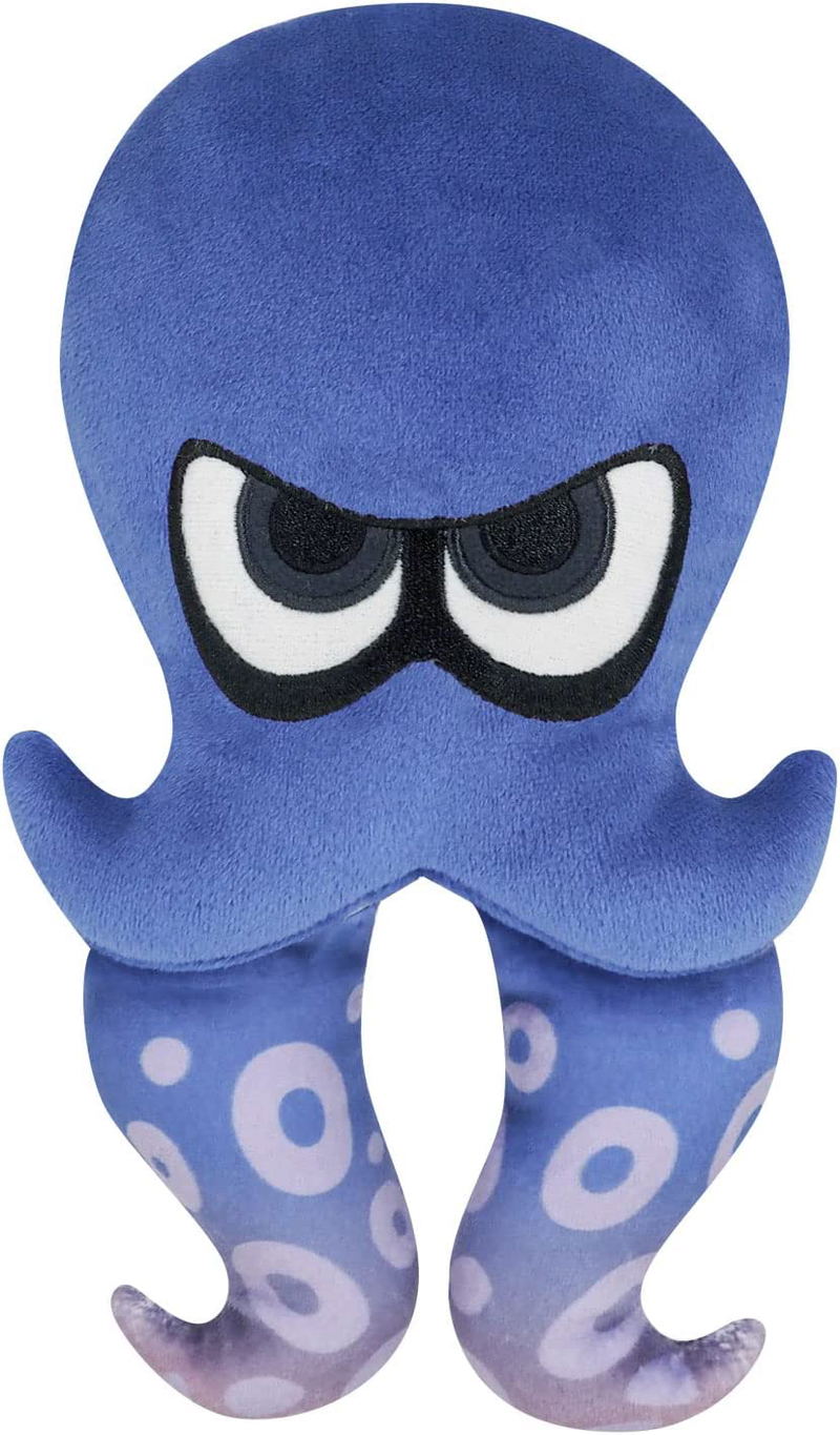Splatoon 3 All Star Collection Plush: Octopus Blue (S Size) image 1