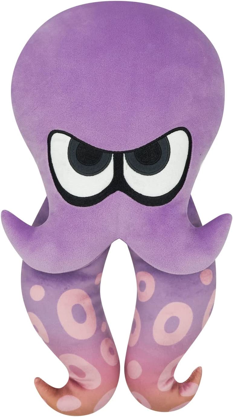 Splatoon 3 All Star Collection Plush: Octopus Purple (M Size) image 1