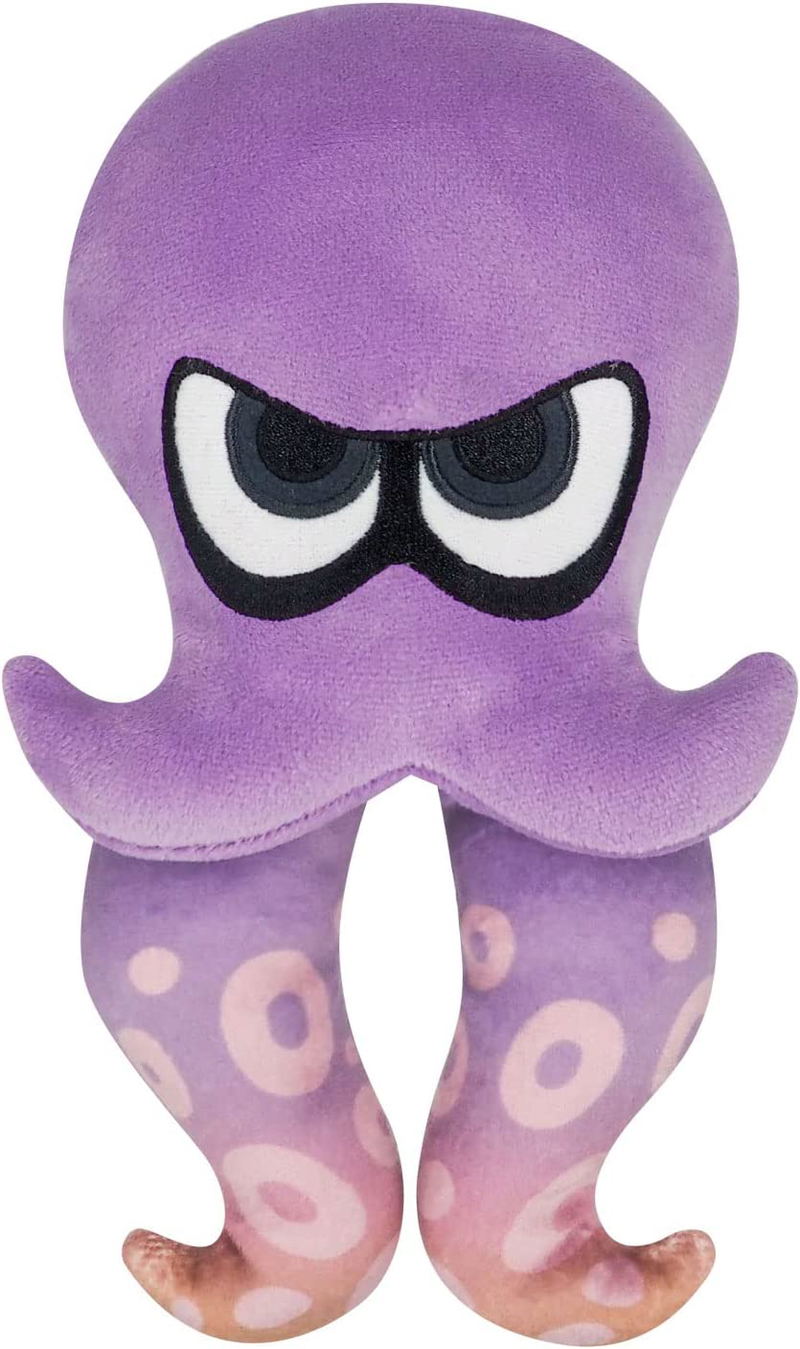 Splatoon 3 All Star Collection Plush: Octopus Purple (S Size) image 1