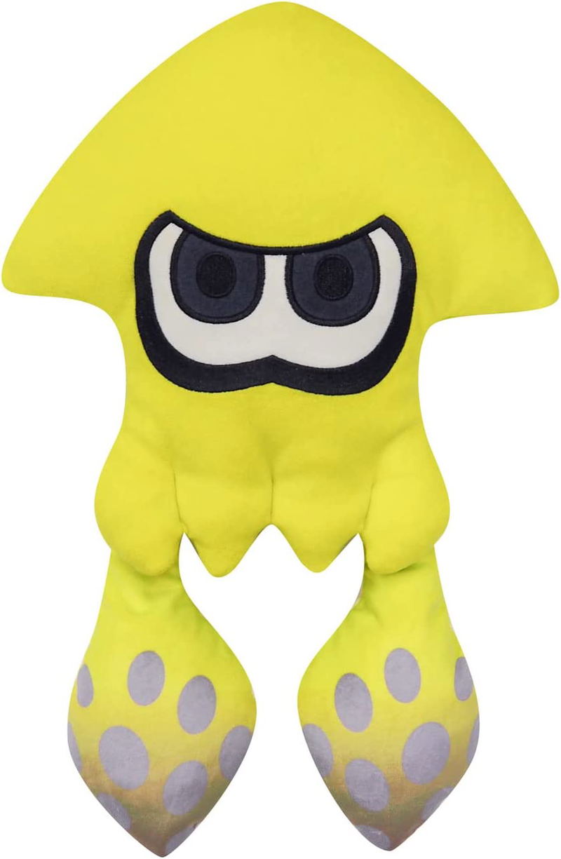 Splatoon 3 All Star Collection Plush: Squid Yellow (M Size) image 1