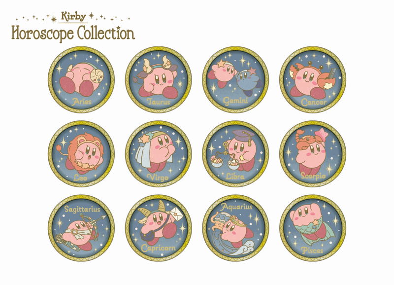 Kirby's Dream Land: Kirby Horoscope Collection Relief Medal Collection (Random Single) image 1