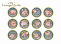 Kirby's Dream Land: Kirby Horoscope Collection Relief Medal Collection (Set of 12 pieces) thumbnail 1