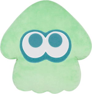 Splatoon 3 All Star Collection Cushion: Squid Light Blue (Re-run)_