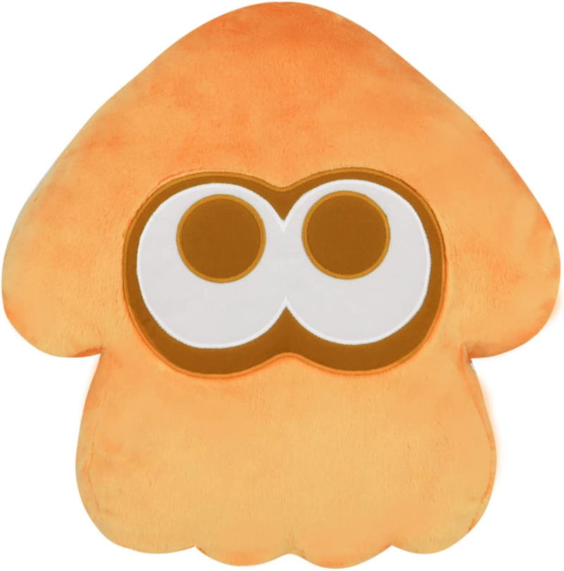 Splatoon 3 All Star Collection Cushion: Squid Orange (Re-run) image 1