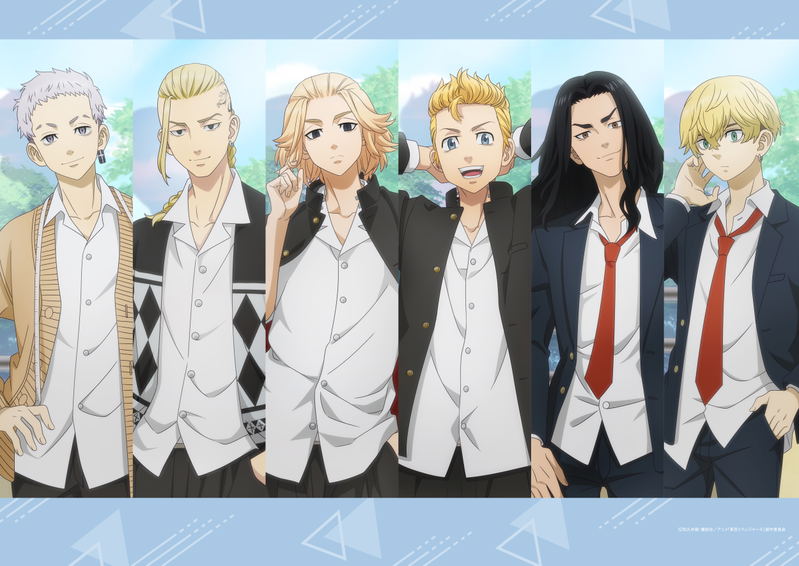 Tokyo Revengers Original Illustration B2 Wall Scroll: School Uniform Ver. image 1