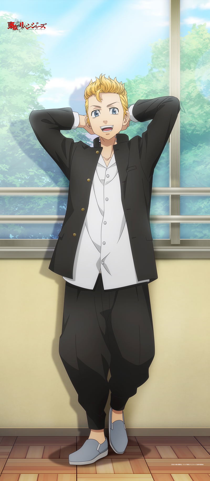 Tokyo Revengers Original Illustration Big Wall Scroll: School Uniform Ver. Takemichi image 1