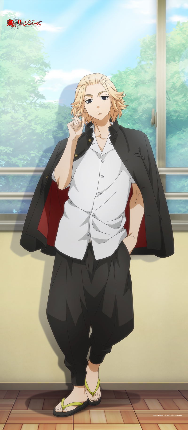 Tokyo Revengers Original Illustration Big Wall Scroll: School Uniform Ver. Mikey image 1
