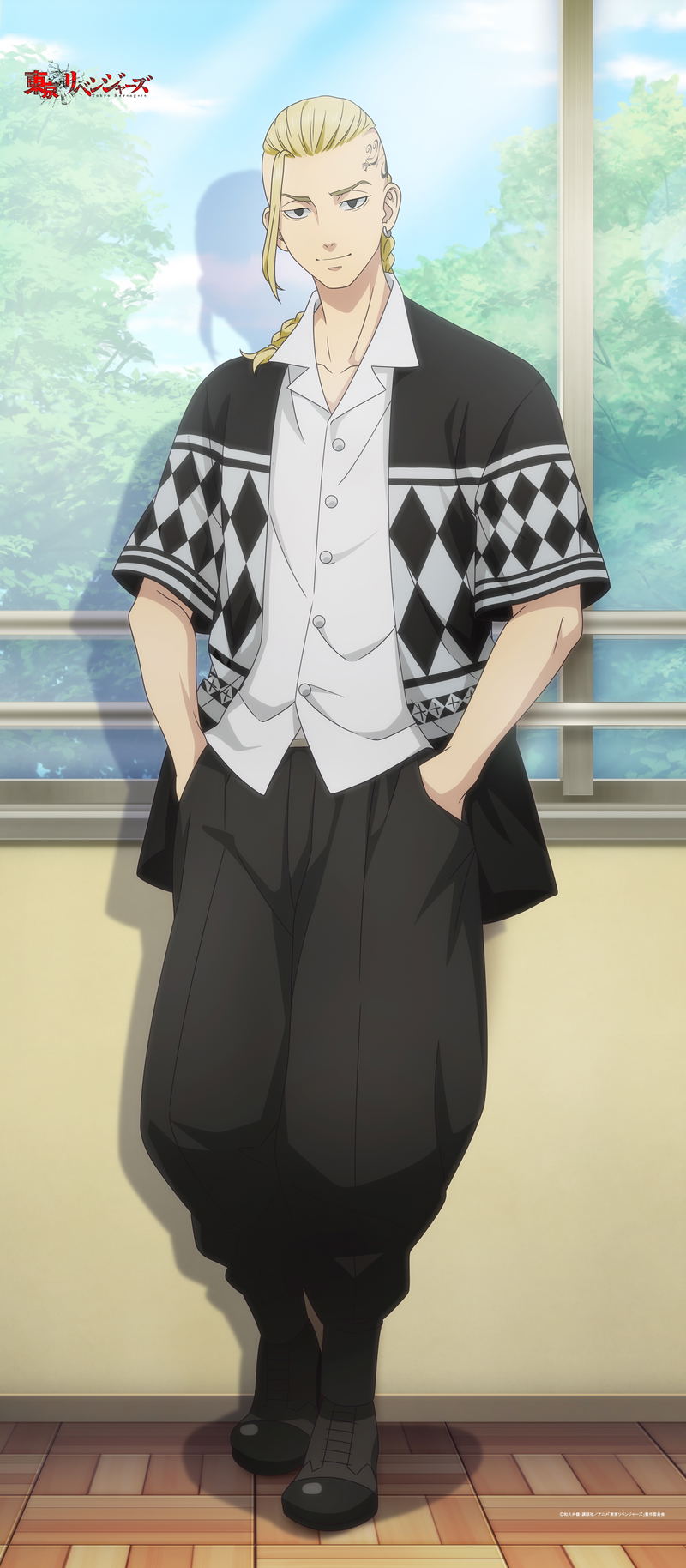 Tokyo Revengers Original Illustration Big Wall Scroll: School Uniform Ver. Draken image 1