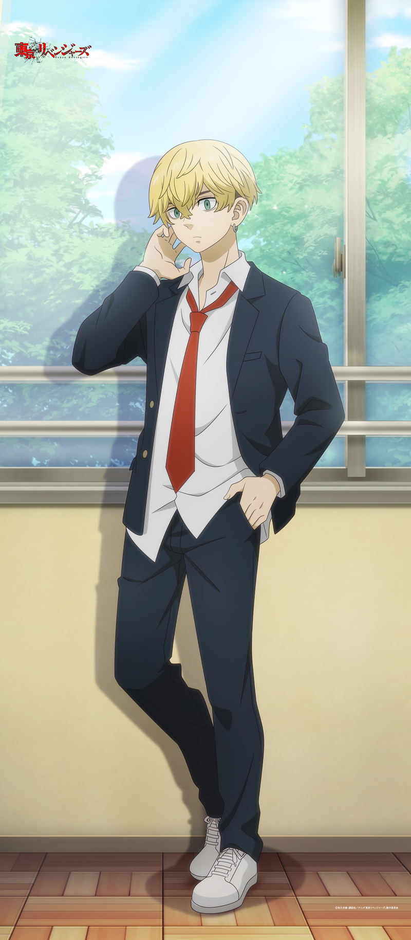 Tokyo Revengers Original Illustration Big Wall Scroll: School Uniform Ver. Chifuyu image 1
