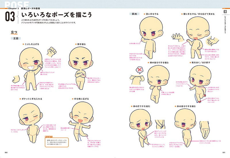 How To Draw Mini Characters Basic And Expression Techniques For Drawing - Small And Cute image 4