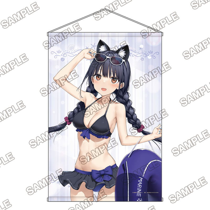 Kadokawa Sneaker Bunko Beach Cosplay Festival B2 Wall Scroll: My Stepmom's Daughter Is My Ex - Yume Irido image 1
