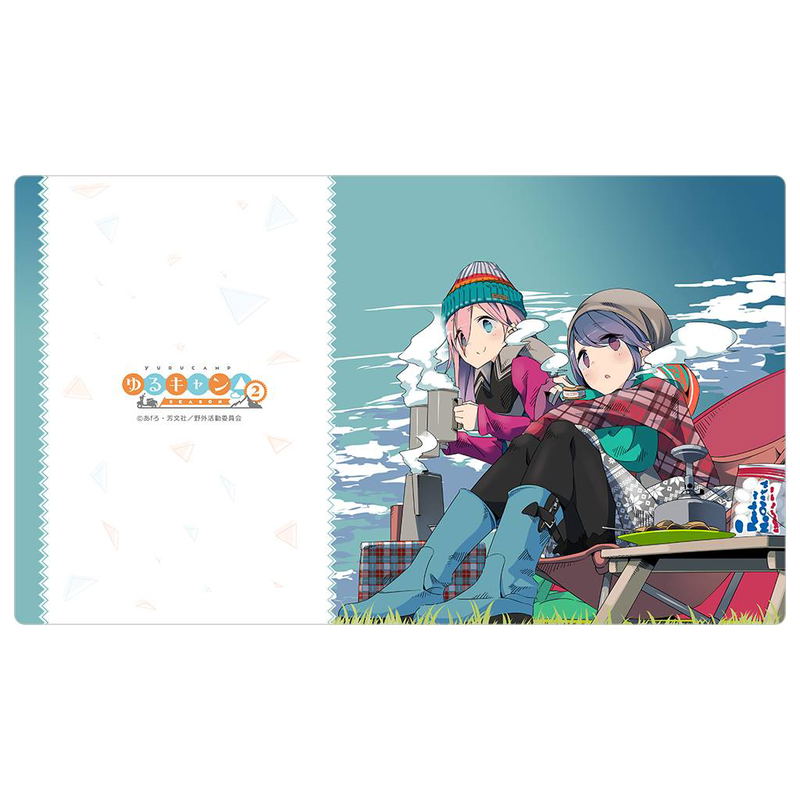 Yuru Camp Season 2 Rubber Mat: Nadeshiko Kagamihara & Rin Shima image 1