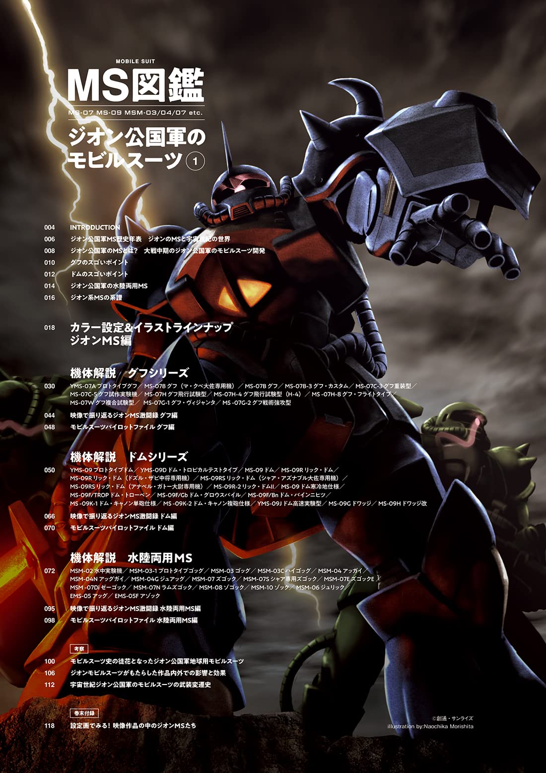 MS Encyclopedia Principality Of Zeon Mobile Suits 1