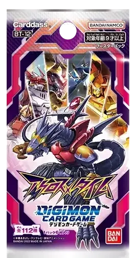 Digimon Card Game Booster Pack Across Time BT-12 (24 packs) image 1