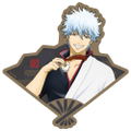 Gintoki Sakata Sticker Eating Out At Food Stalls Ver. Gintama thumbnail 1
