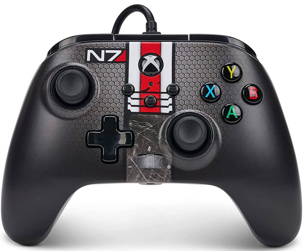 PowerA Enhanced Wired Controller For Xbox Series XS (Mass Effect N7) for Xbox One, Xbox Series